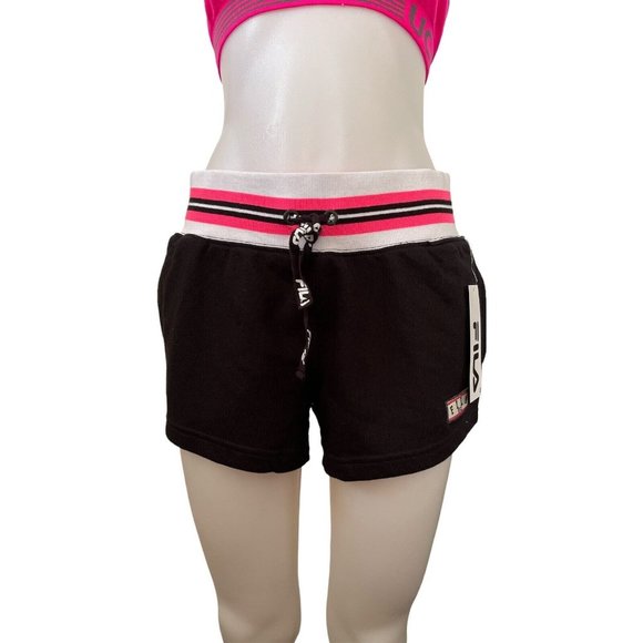 Women’s Shorts FILA 1911 Black Size L - Picture 1 of 12
